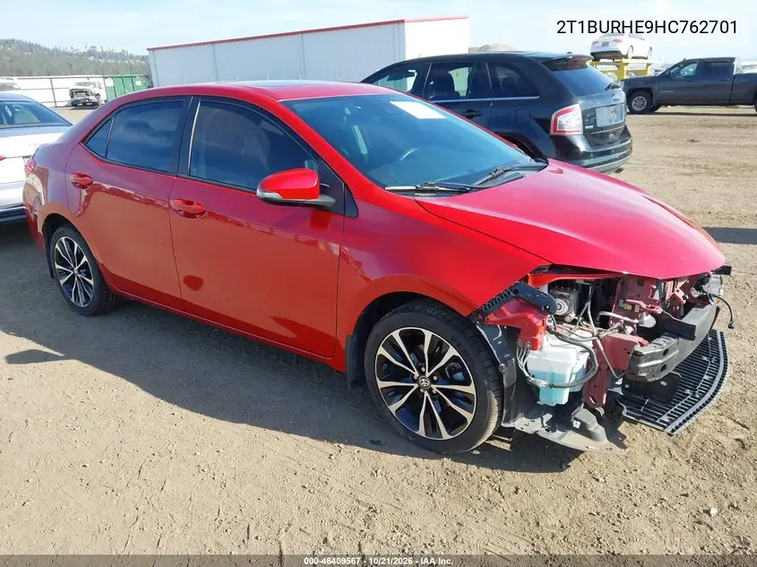TOYOTA COROLLA 2017, VIN 2T1BURHE9HC762701