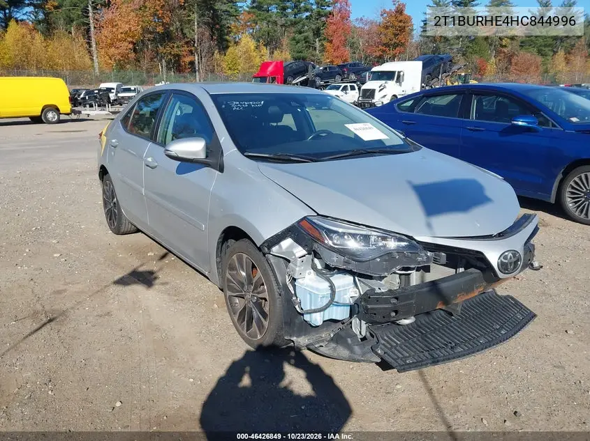 TOYOTA COROLLA 2017, VIN 2T1BURHE4HC844996