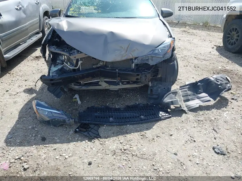 2018 TOYOTA COROLLA VIN 2T1BURHEXJC041552 — фото 12