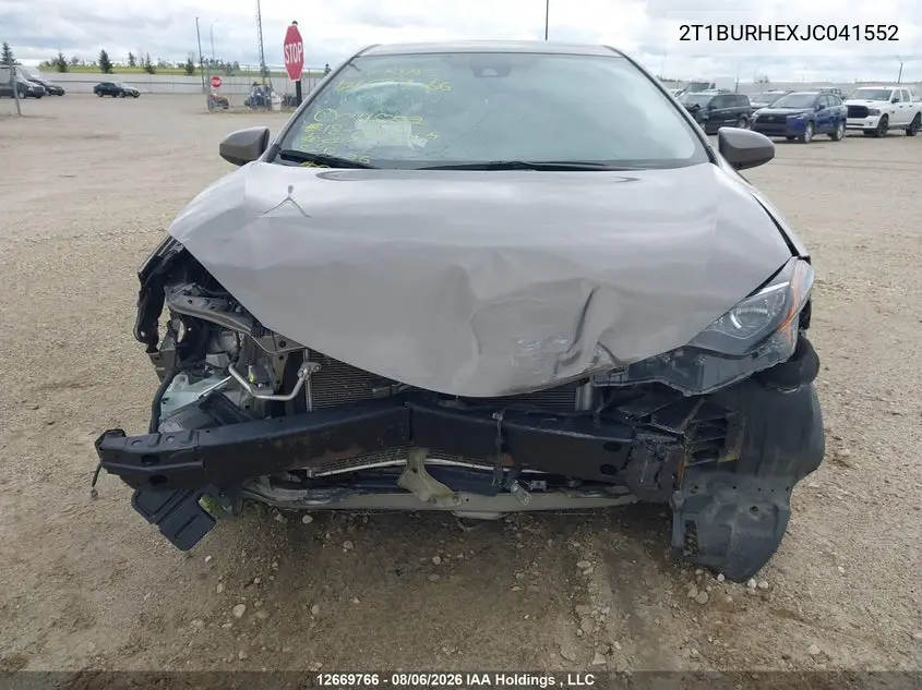 2018 TOYOTA COROLLA VIN 2T1BURHEXJC041552 — фото 13
