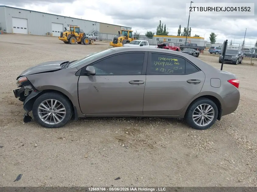 2018 TOYOTA COROLLA VIN 2T1BURHEXJC041552 — фото 15