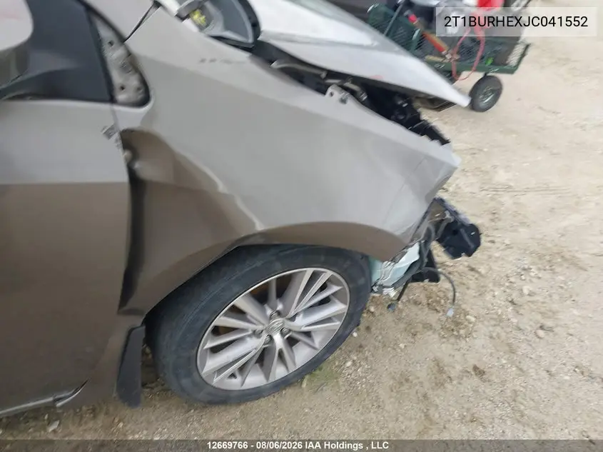 2018 TOYOTA COROLLA VIN 2T1BURHEXJC041552 — фото 21