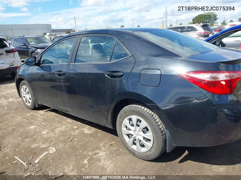 2018 TOYOTA COROLLA VIN 2T1BPRHE2JC075394 — фото 14