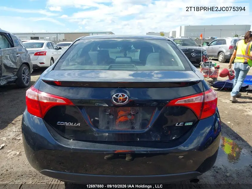 2018 TOYOTA COROLLA VIN 2T1BPRHE2JC075394 — фото 16