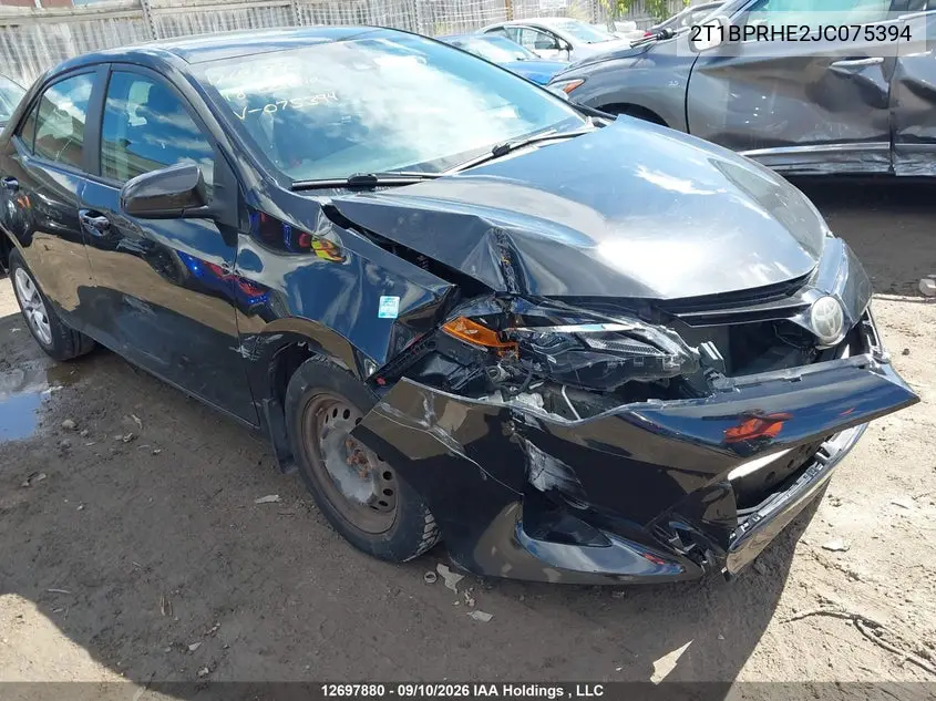 2018 TOYOTA COROLLA VIN 2T1BPRHE2JC075394 — фото 6