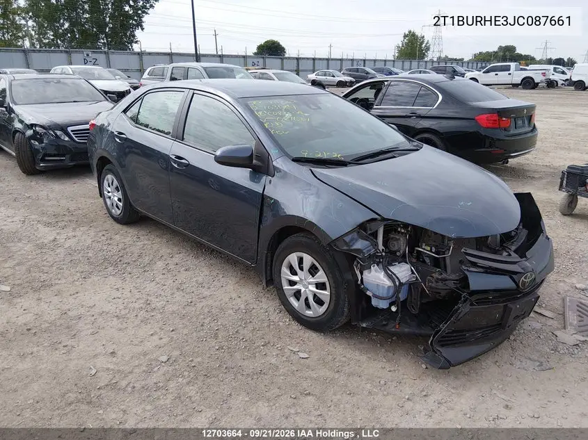 TOYOTA COROLLA 2018, VIN 2T1BURHE3JC087661