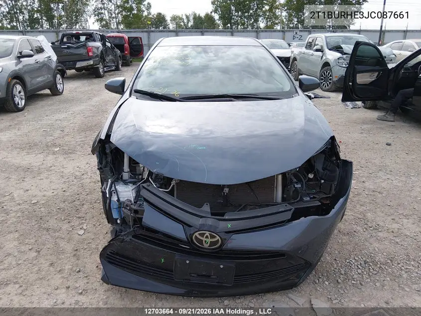 2018 TOYOTA COROLLA VIN 2T1BURHE3JC087661 — фото 13