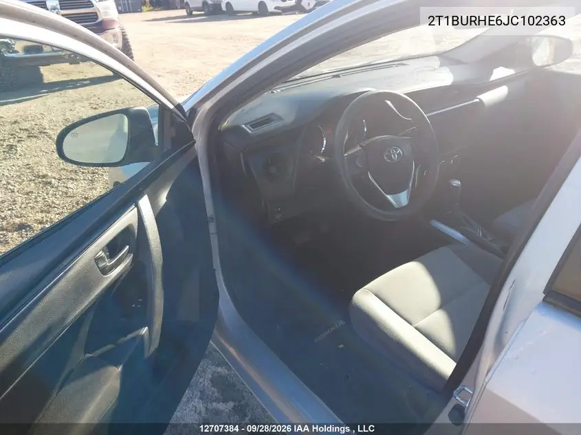 2018 TOYOTA COROLLA VIN 2T1BURHE6JC102363 — фото 20