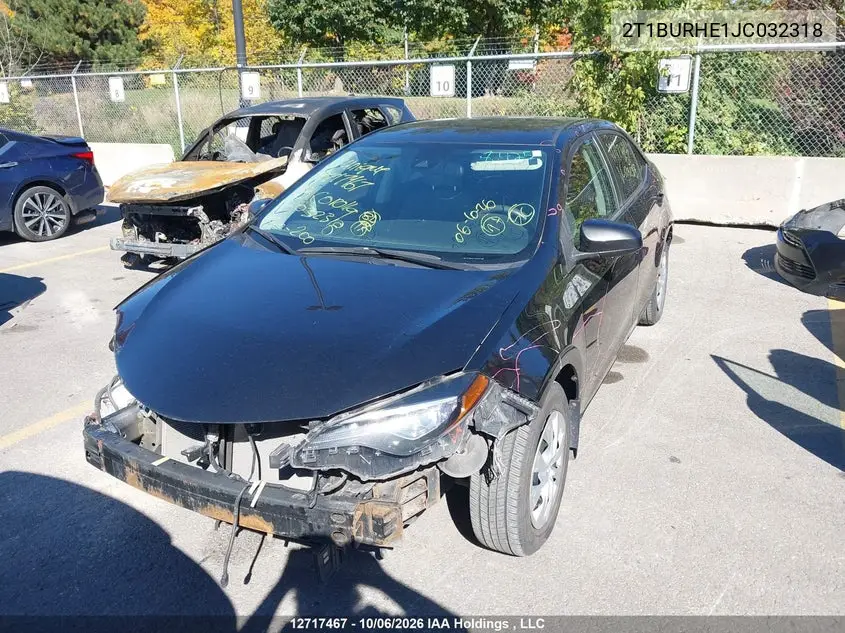 2018 TOYOTA COROLLA VIN 2T1BURHE1JC032318 — фото 13