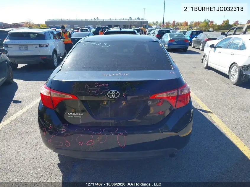2018 TOYOTA COROLLA VIN 2T1BURHE1JC032318 — фото 17