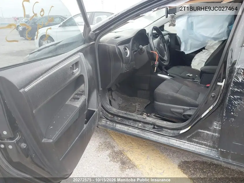 2018 TOYOTA COROLLA VIN 2T1BURHE9JC027464 — фото 5