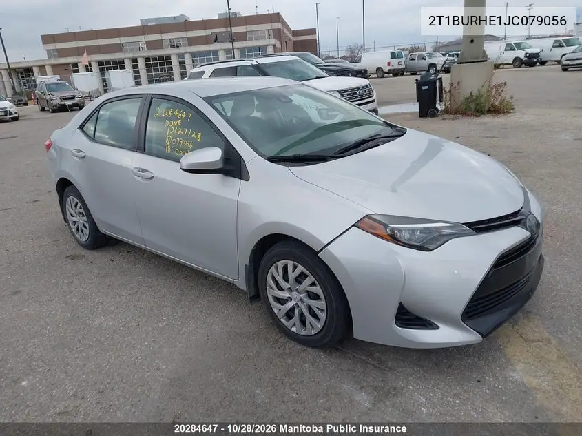 TOYOTA COROLLA 2018, VIN 2T1BURHE1JC079056