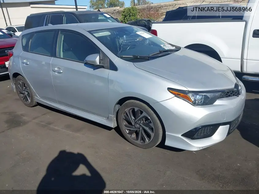 TOYOTA COROLLA 2018, VIN JTNKARJE5JJ568966