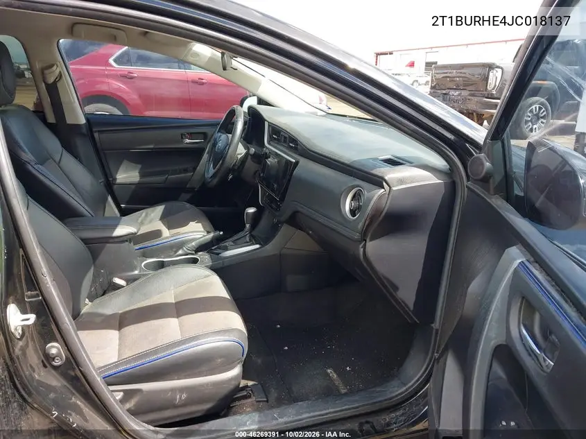 2018 TOYOTA COROLLA VIN 2T1BURHE4JC018137 — фото 5