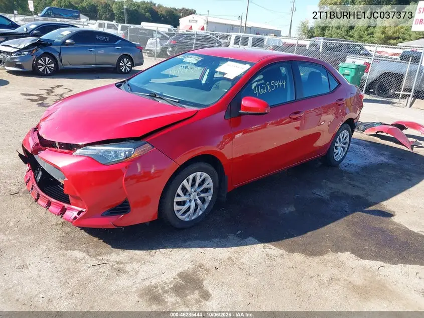 2018 TOYOTA COROLLA VIN 2T1BURHE1JC037373 — фото 2
