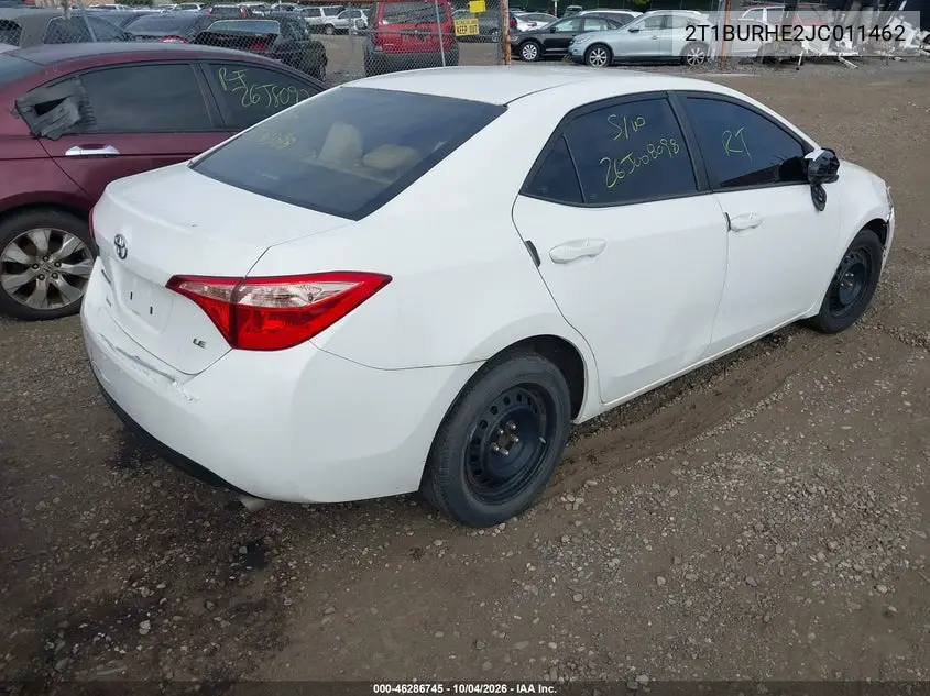 2018 TOYOTA COROLLA VIN 2T1BURHE2JC011462 — фото 4