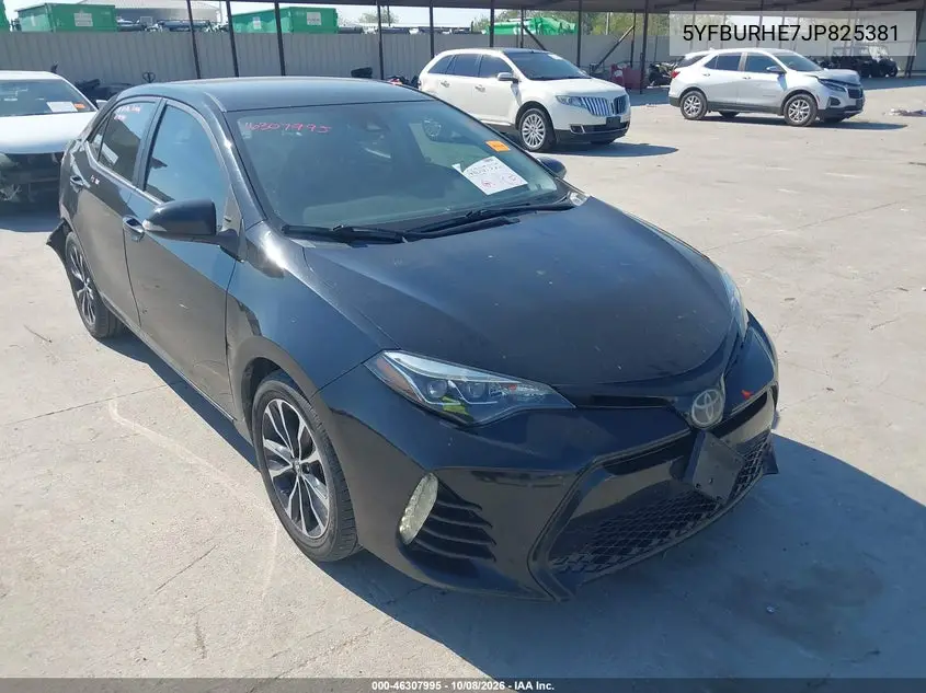 TOYOTA COROLLA 2018, VIN 5YFBURHE7JP825381
