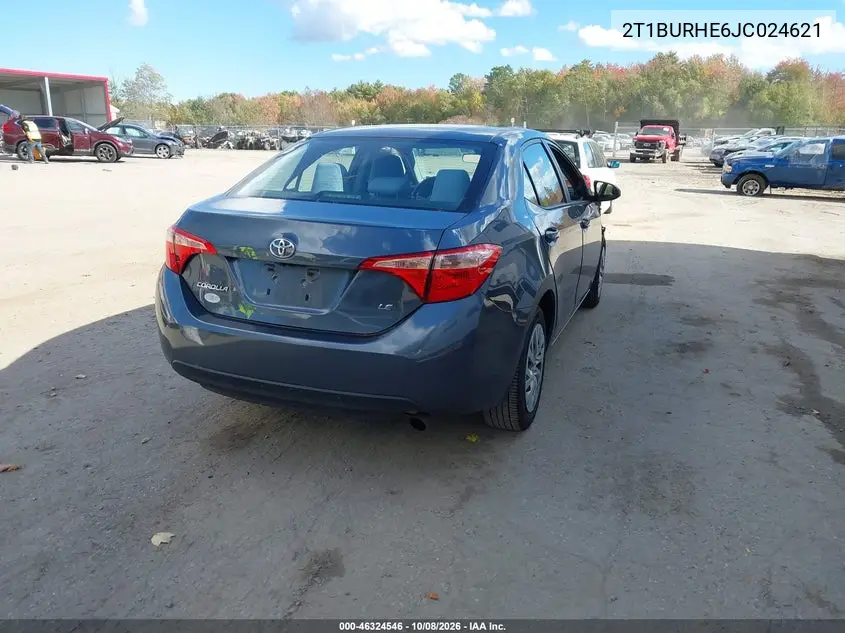 2018 TOYOTA COROLLA VIN 2T1BURHE6JC024621 — фото 4