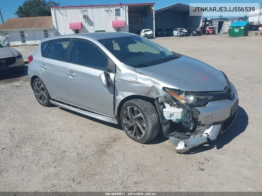 TOYOTA COROLLA 2018, VIN JTNKARJE3JJ556539