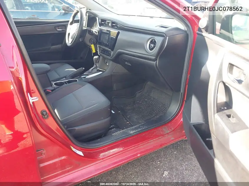 2018 TOYOTA COROLLA VIN 2T1BURHE0JC078562 — фото 5