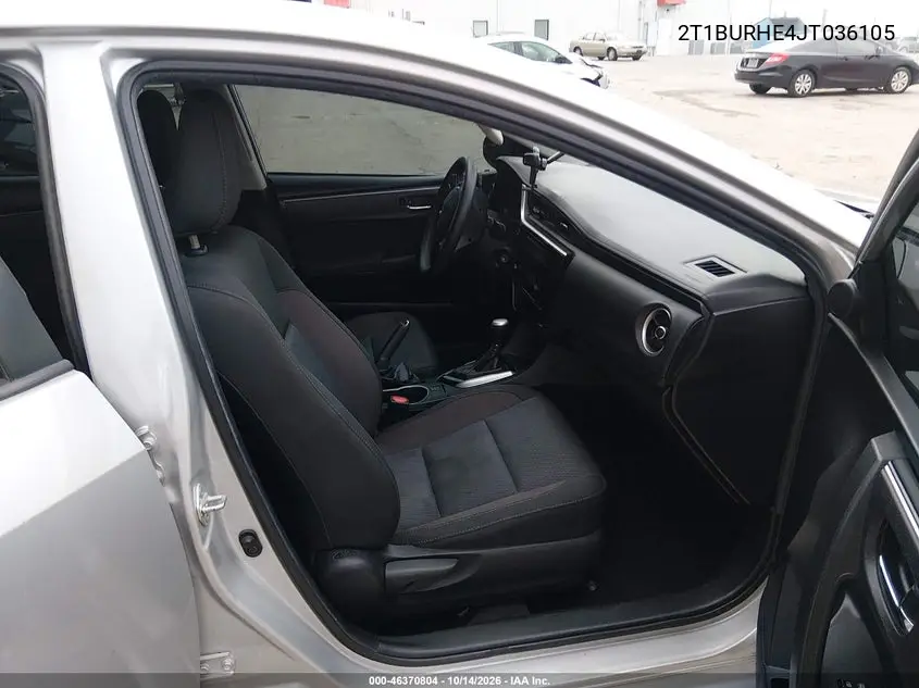 2018 TOYOTA COROLLA VIN 2T1BURHE4JT036105 — фото 5