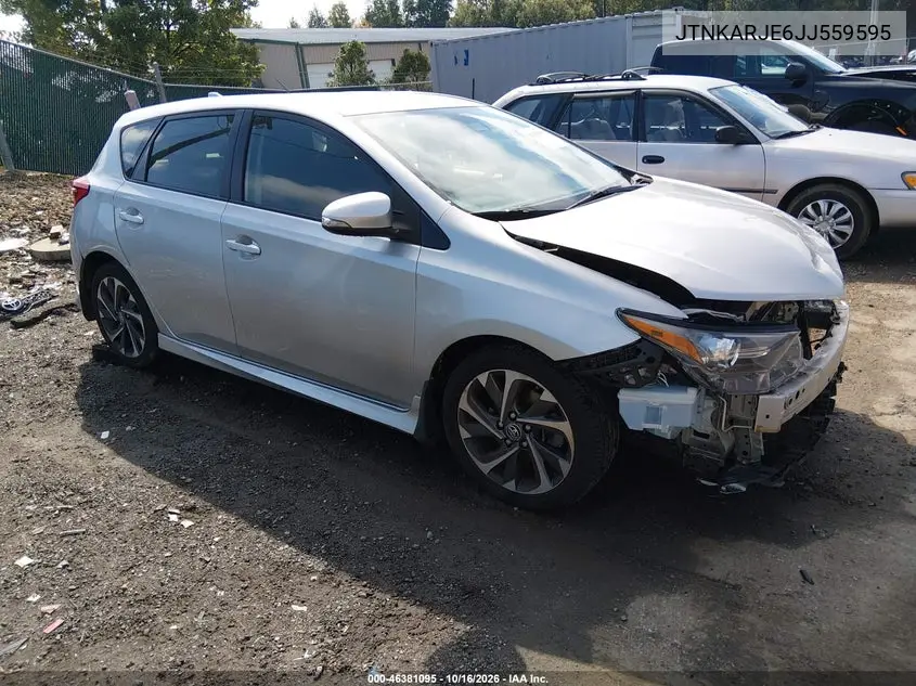 TOYOTA COROLLA 2018, VIN JTNKARJE6JJ559595