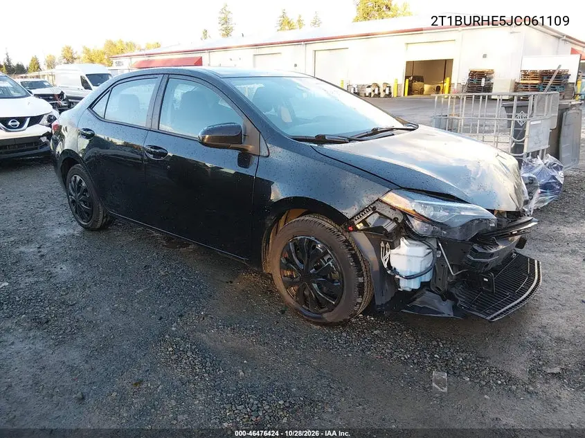 TOYOTA COROLLA 2018, VIN 2T1BURHE5JC061109