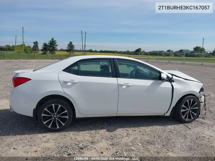 2019 TOYOTA COROLLA VIN 2T1BURHE3KC167057 — фото 13