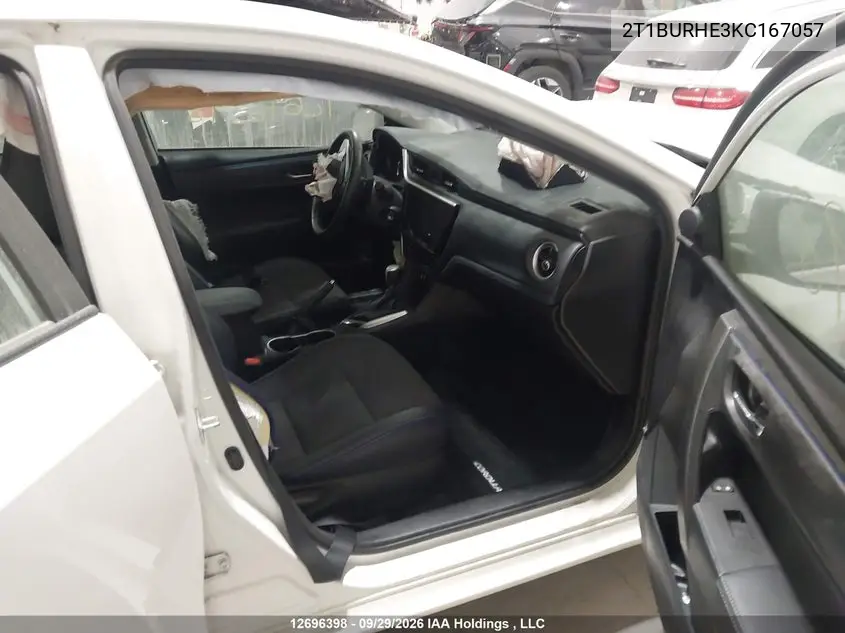 2019 TOYOTA COROLLA VIN 2T1BURHE3KC167057 — фото 5