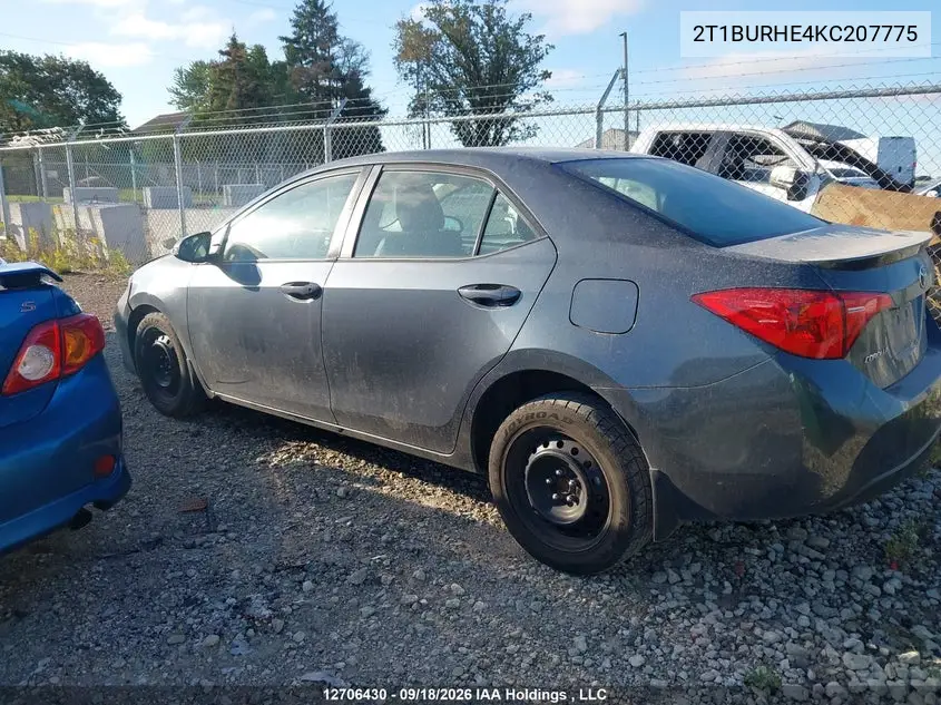 2019 TOYOTA COROLLA VIN 2T1BURHE4KC207775 — фото 14
