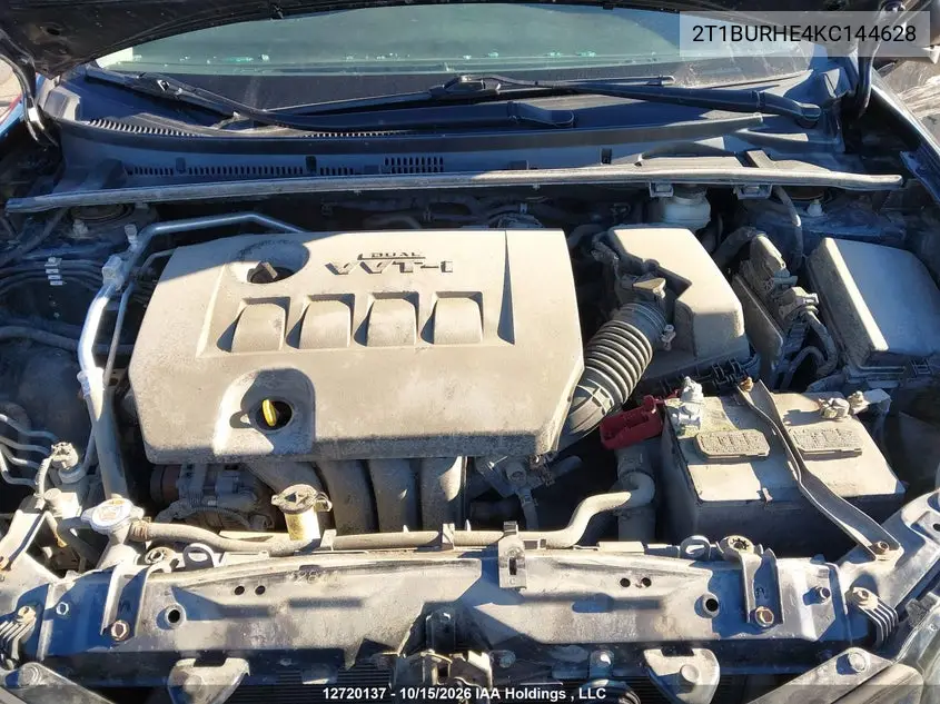2019 TOYOTA COROLLA VIN 2T1BURHE4KC144628 — фото 10
