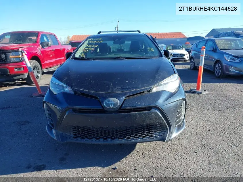 2019 TOYOTA COROLLA VIN 2T1BURHE4KC144628 — фото 12