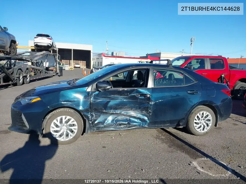 2019 TOYOTA COROLLA VIN 2T1BURHE4KC144628 — фото 14