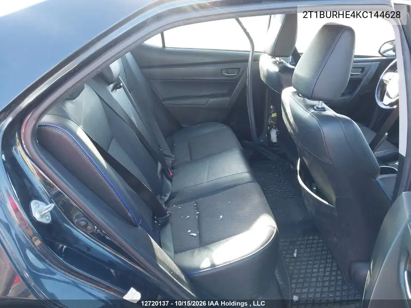 2019 TOYOTA COROLLA VIN 2T1BURHE4KC144628 — фото 8