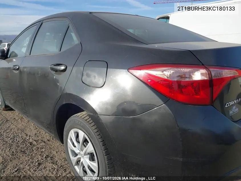 2019 TOYOTA COROLLA VIN 2T1BURHE3KC180133 — фото 21