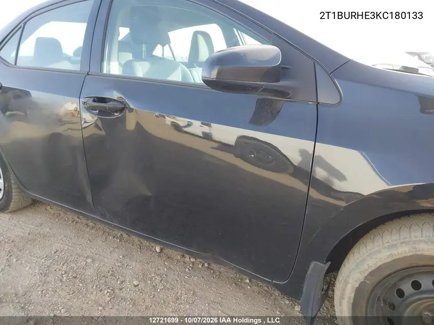 2019 TOYOTA COROLLA VIN 2T1BURHE3KC180133 — фото 6