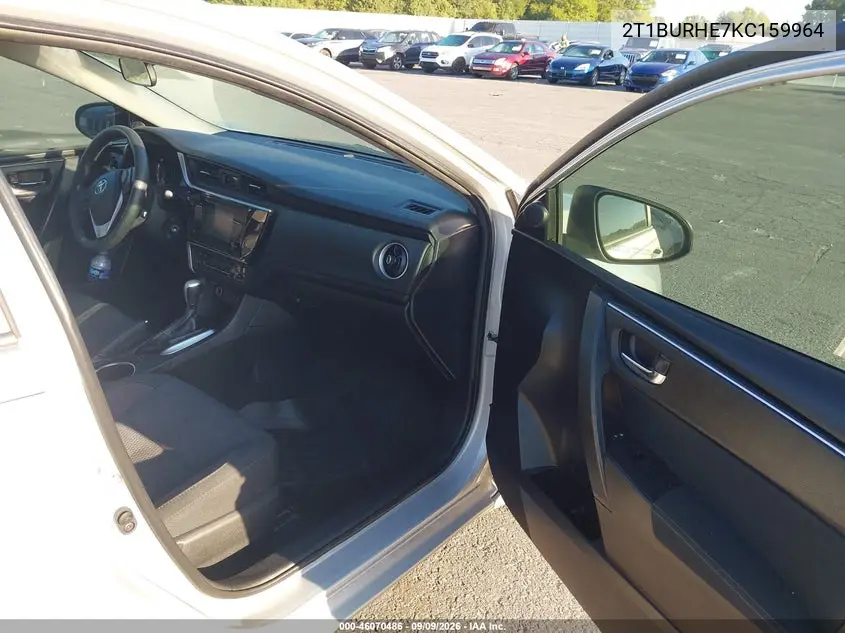 2019 TOYOTA COROLLA VIN 2T1BURHE7KC159964 — фото 5
