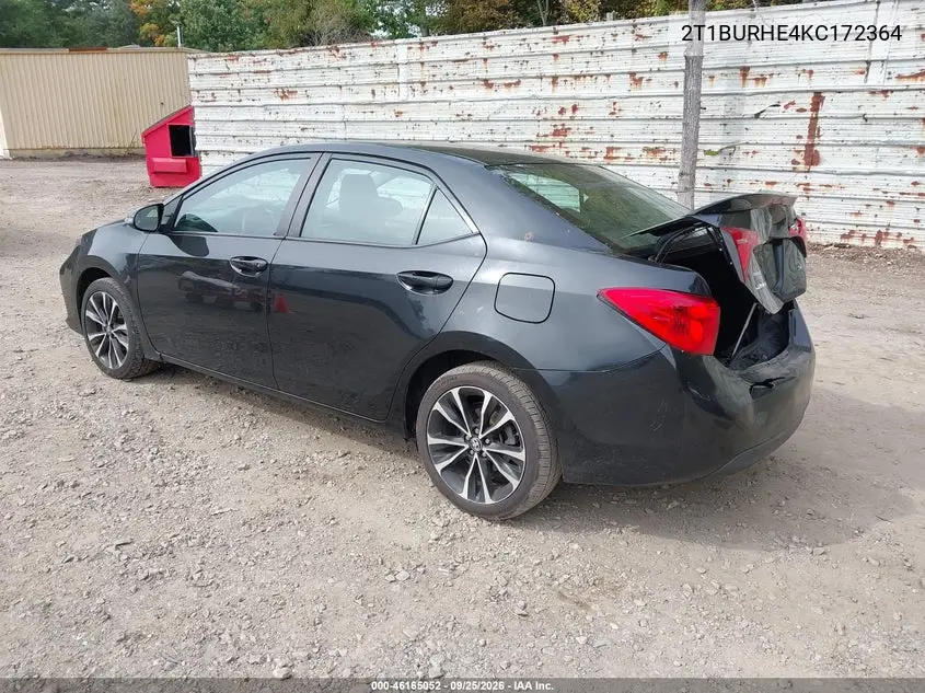 2019 TOYOTA COROLLA VIN 2T1BURHE4KC172364 — фото 3