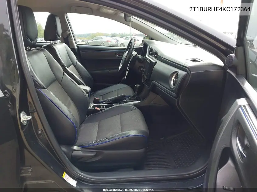 2019 TOYOTA COROLLA VIN 2T1BURHE4KC172364 — фото 5