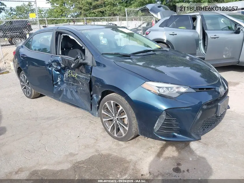 TOYOTA COROLLA 2019, VIN 2T1BURHE6KC128057