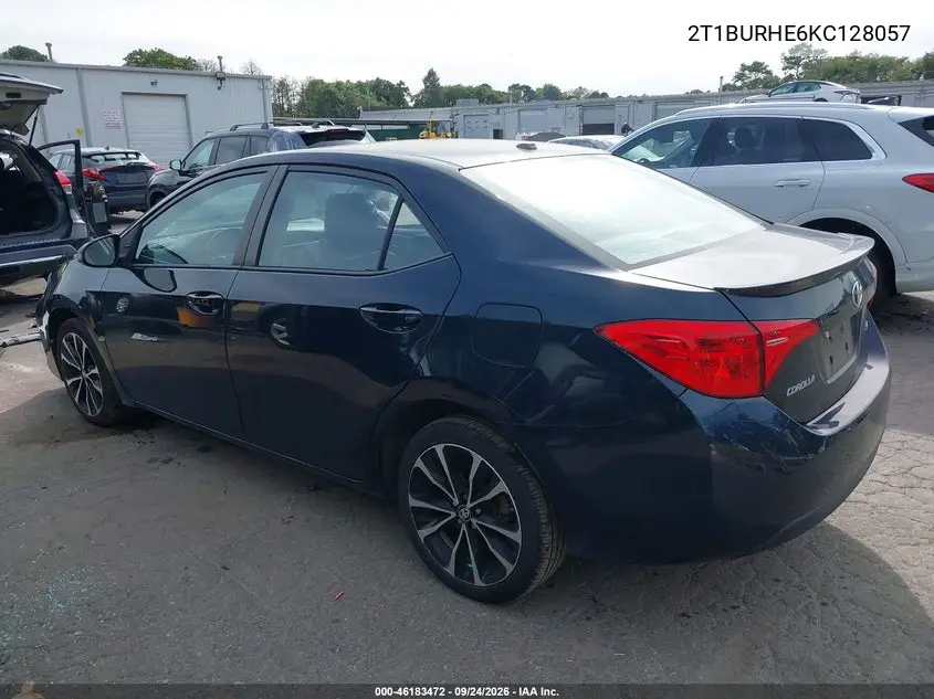 2019 TOYOTA COROLLA VIN 2T1BURHE6KC128057 — фото 3