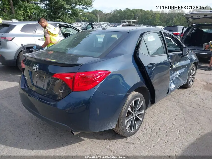 2019 TOYOTA COROLLA VIN 2T1BURHE6KC128057 — фото 4