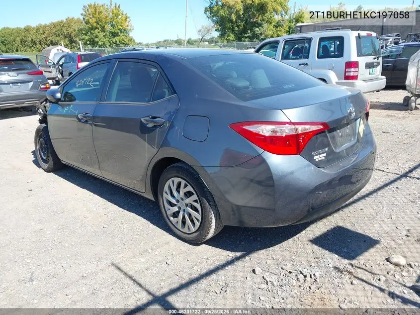 2019 TOYOTA COROLLA VIN 2T1BURHE1KC197058 — фото 3