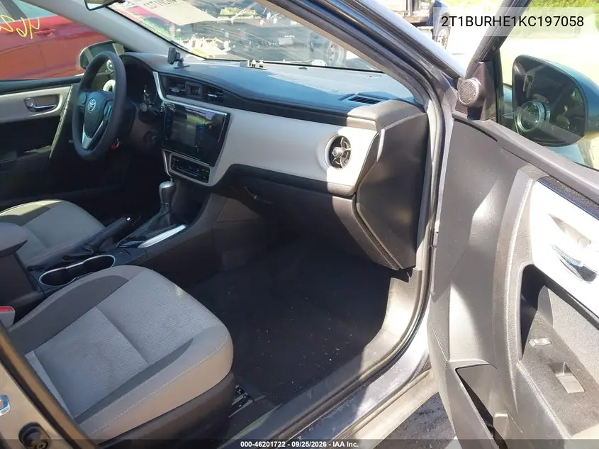 2019 TOYOTA COROLLA VIN 2T1BURHE1KC197058 — фото 5
