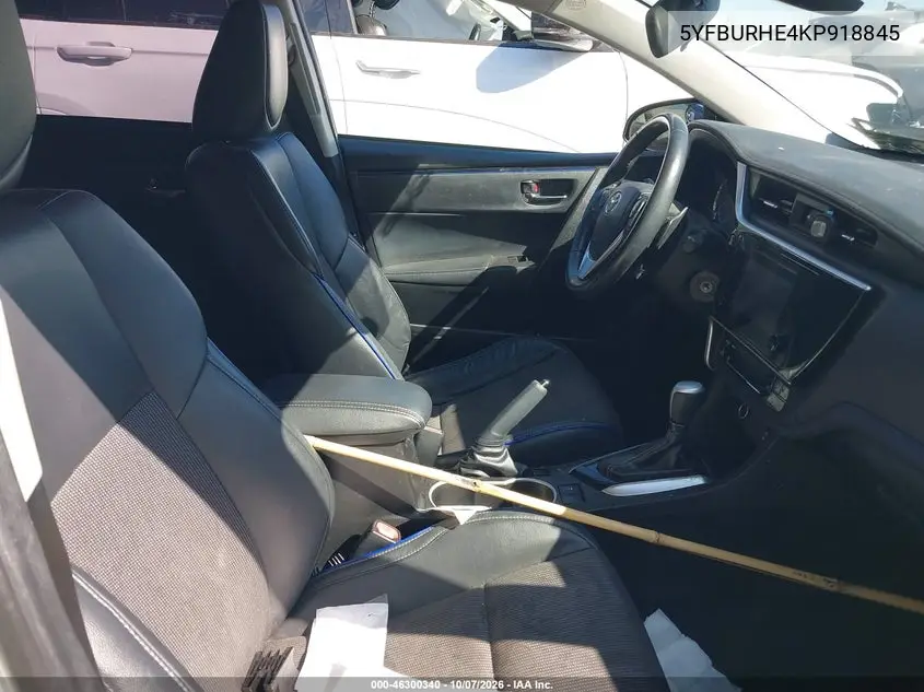 2019 TOYOTA COROLLA VIN 5YFBURHE4KP918845 — фото 5