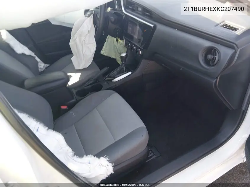 2019 TOYOTA COROLLA VIN 2T1BURHEXKC207490 — фото 5