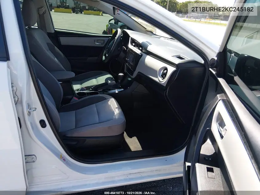 2019 TOYOTA COROLLA VIN 2T1BURHE2KC245182 — фото 5