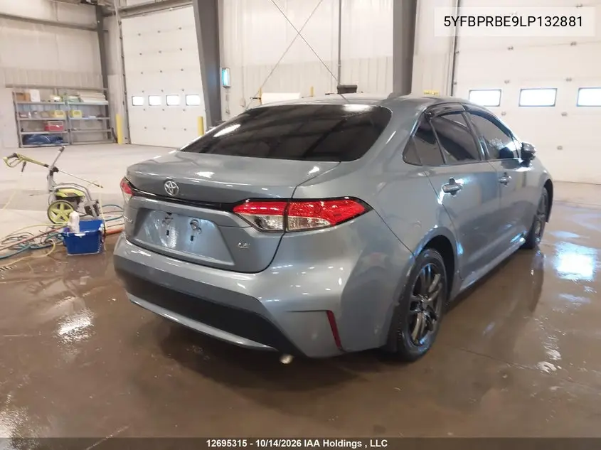 2020 TOYOTA COROLLA VIN 5YFBPRBE9LP132881 — фото 4