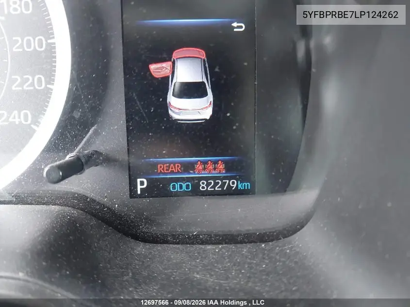 2020 TOYOTA COROLLA VIN 5YFBPRBE7LP124262 — фото 16