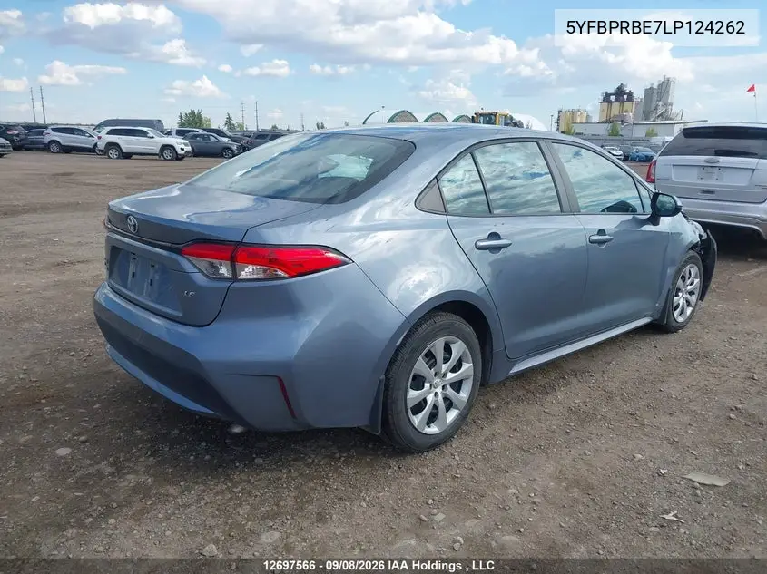 2020 TOYOTA COROLLA VIN 5YFBPRBE7LP124262 — фото 4